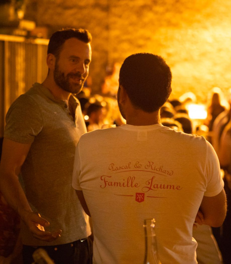 soiree rose domaine jaume repas